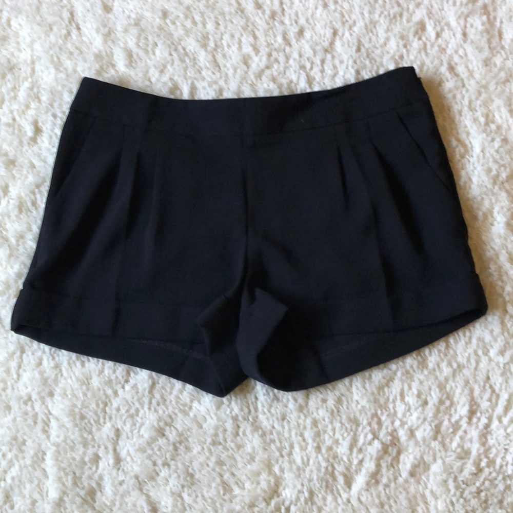 Black dress shorts